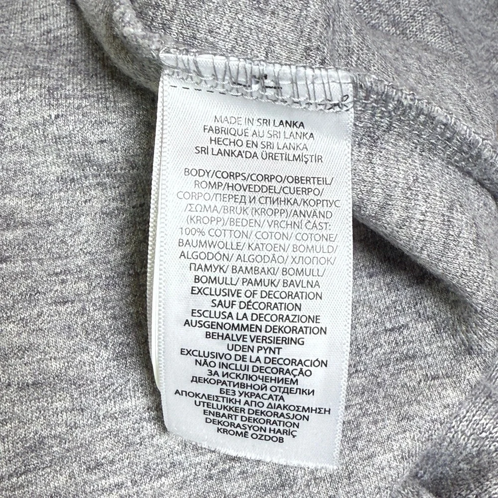 Polo Ralph Lauren Mens Gray Heathered Quarter Zip Pullover Sweater‎ Size Large